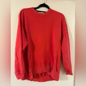 Red Crewneck Sweatshirt